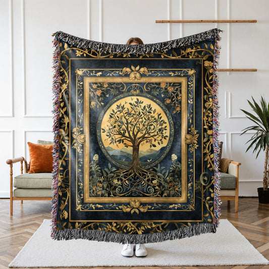 Celestial Tree Of Life Blanket